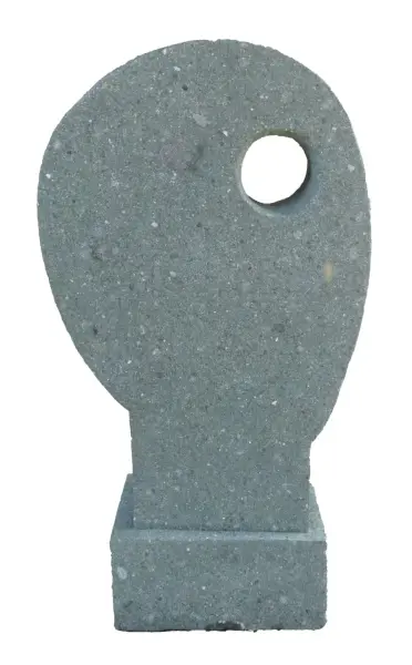 Product image 4 of the product “Abstract head, Right, 120 cm Height, natural stone (Basanite) ”